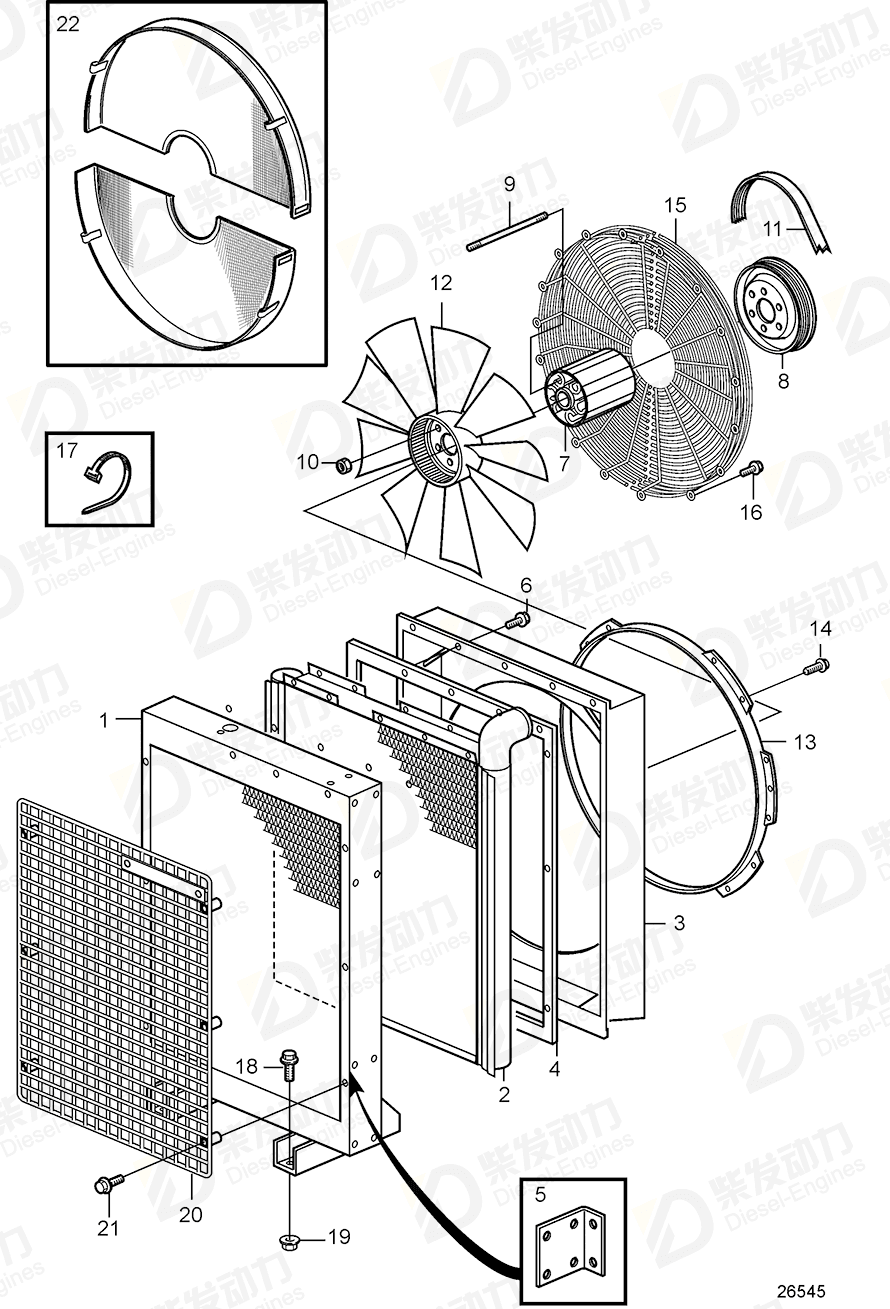 volvo penta Attaching bracket 3831142 Drawing volvo penta Attaching bracket 3831142 Drawing